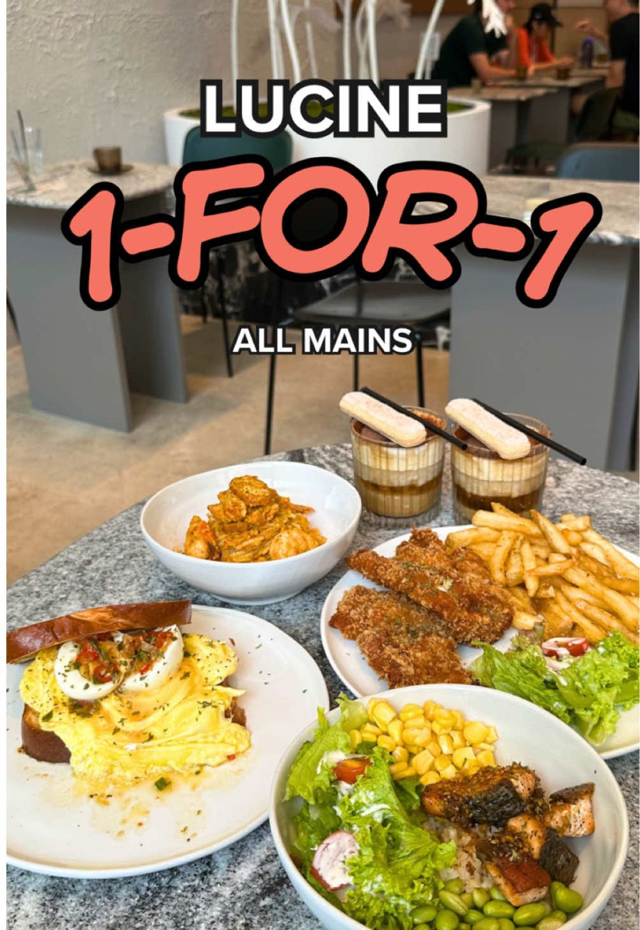 @sgteledeals 1-for-1 Mains in Orchard?!?   Enjoy 1-for-1 deals on all mains, sav…