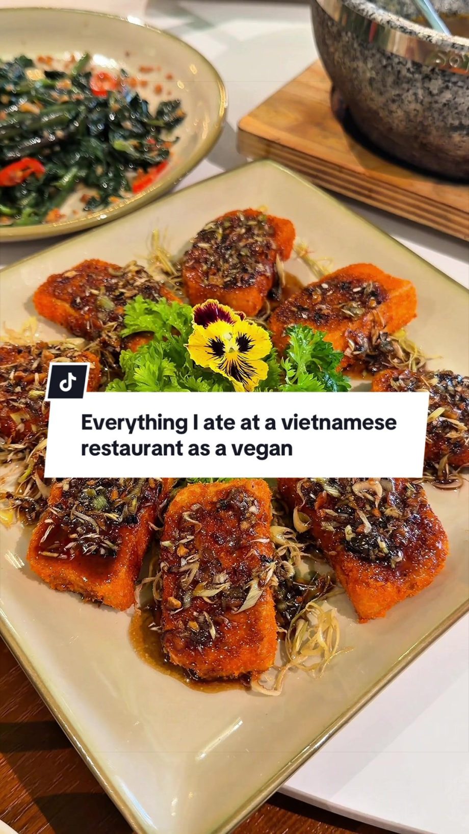 @browngirlvegan Everything I ate at a vietnamese restaurant as a vegan  literall…