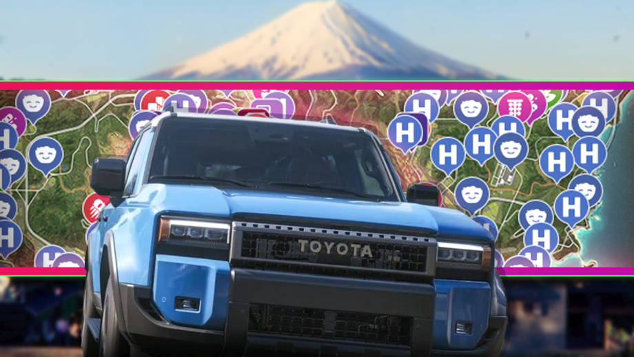 Forza Horizon 6 interactive map