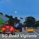 Unsecured frames fall from back of tipper truck, narrowly miss vehicles on SLE, Singapore News