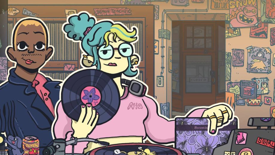 a cozy record store management game with a lot of heart