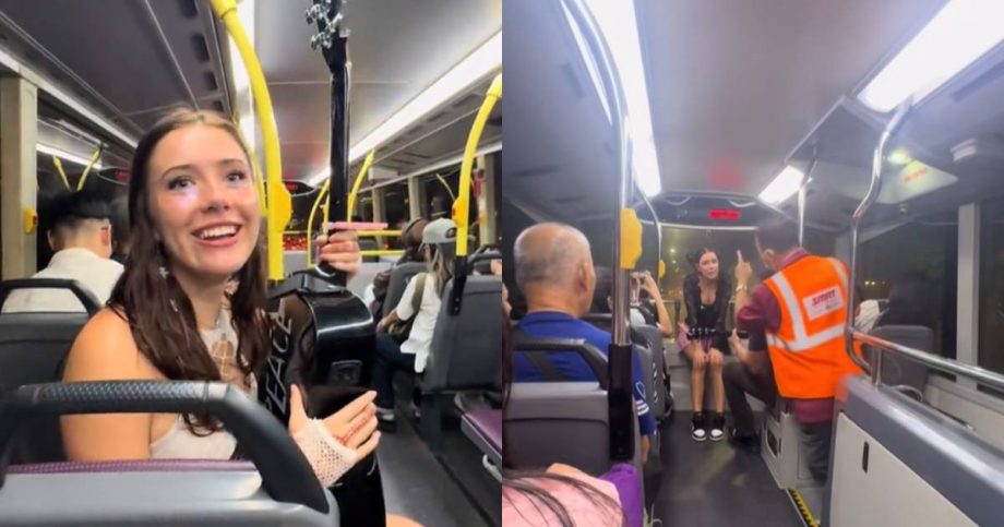 ‘Go away lah’: Caucasian TikToker singing on Singapore bus with guitar draws mixed reactions, Singapore News