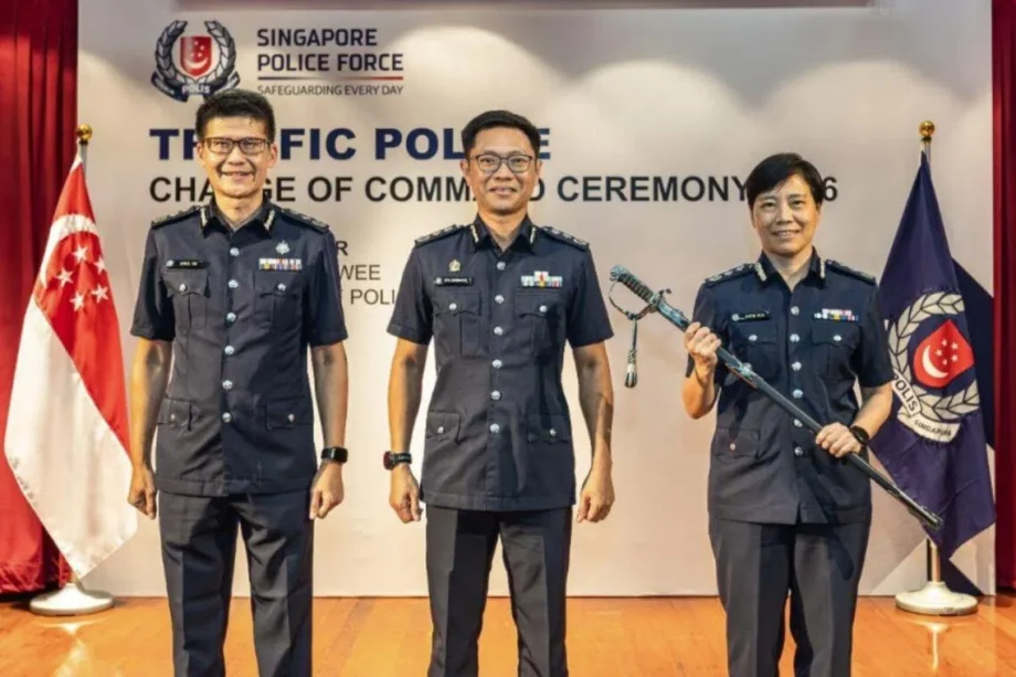 Changing of the guard at Traffic Police with veteran officer to assume command