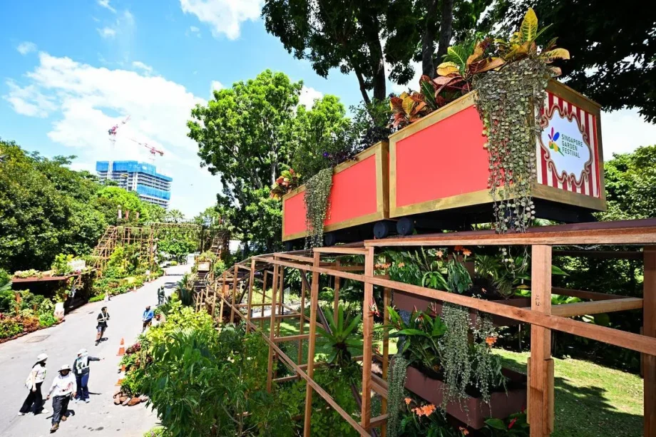 8m-high roller coaster among large installations set to wow crowds at Singapore Garden Festival