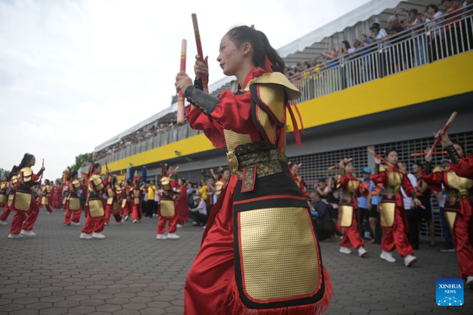 Dragon Boat Festival celebrations held in Singapore-Xinhua Dragon Boat Festival celebrations held in Singapore-Xinhua