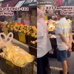Tampines stall attracts long queues with free durians, Lifestyle News