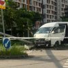 Minibus driver pinned in seat after Tengah crash, taken to hospital, Singapore News