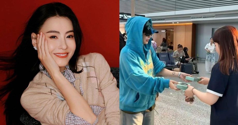 Cecilia Cheung gives fans coffee and gifts at airport, Entertainment News Cecilia Cheung gives fans coffee and gifts at airport, Entertainment News