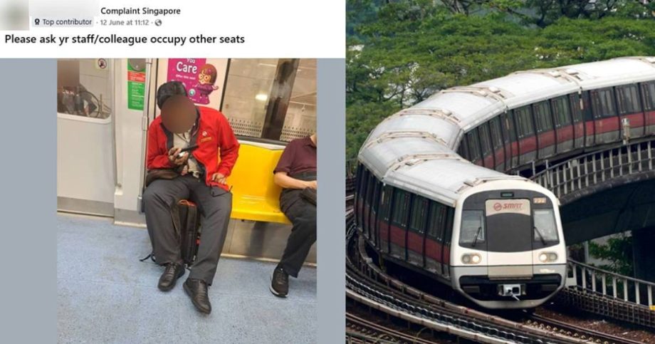 ‘Staff are human being also’: Netizens back SMRT staff who sat on priority seat, Singapore News