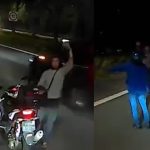 Woman flunk off motorbike at TPE, assisted by other riders, Singapore News