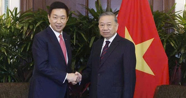 Vietnam’s Party chief meets senior executives of Singapore corporations Vietnam’s Party chief meets senior executives of Singapore corporations