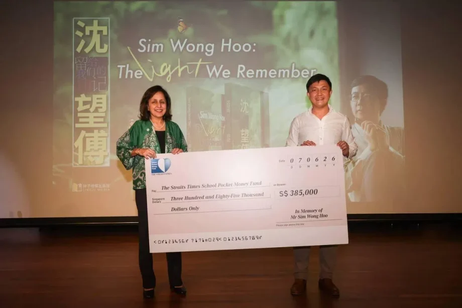 Family of late Creative Technology founder Sim Wong Hoo donates 5,000 to ST pocket money fund