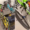 Anywheel bike locked with personal bicycle in Tampines