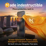 M1 Bespoke Flexi: phone protection included