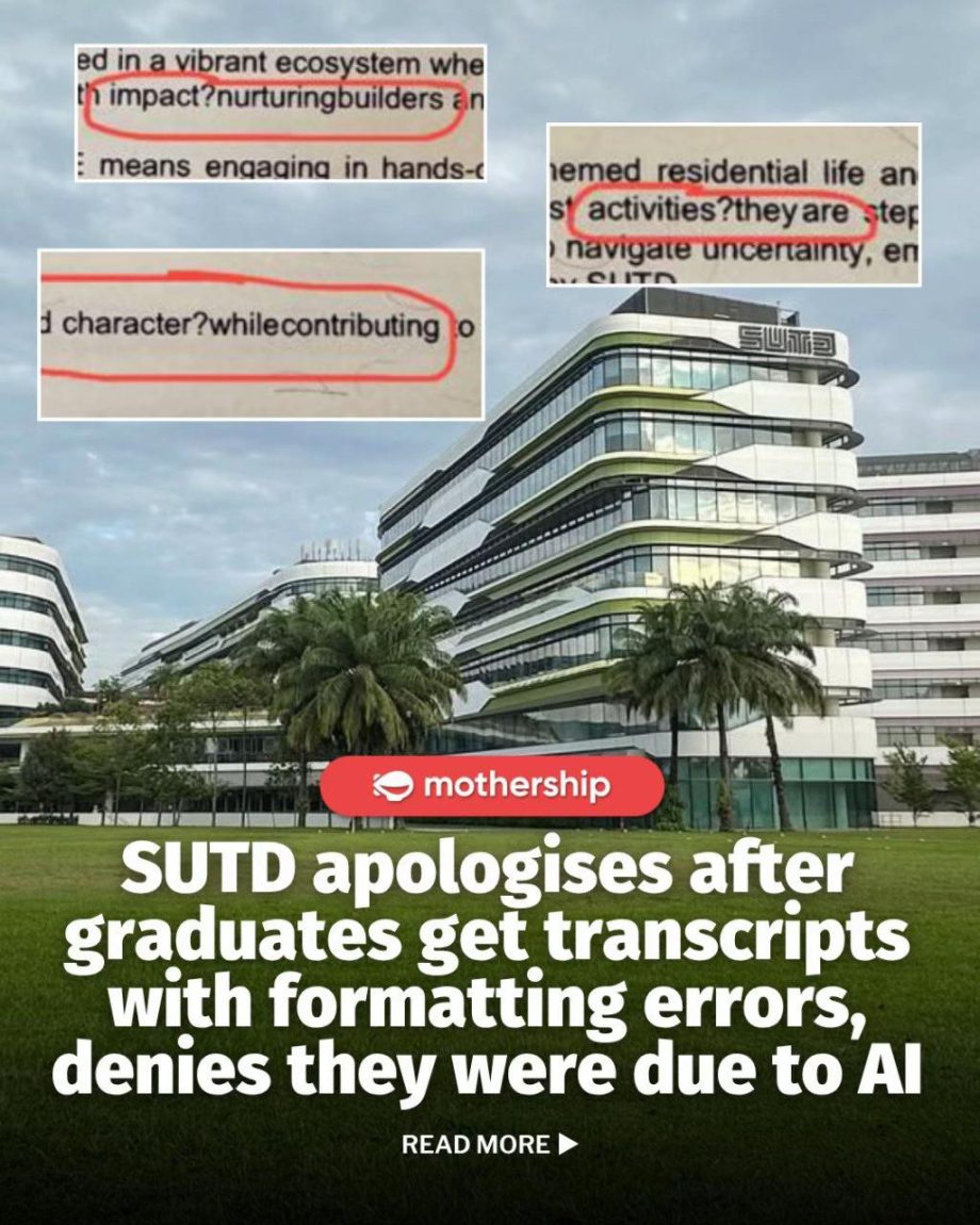 @mothershipsg According to a Mothership reader who claimed to be a recent gradua… @mothershipsg According to a Mothership reader who claimed to be a recent gradua…