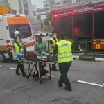 2 sent to hospital after accident at Tampines junction
