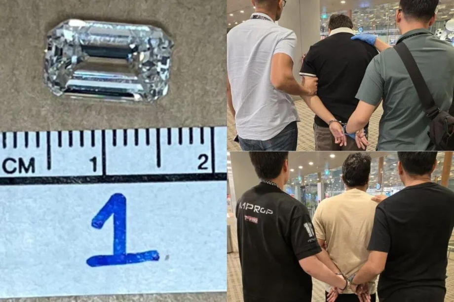 Two men arrested for theft of diamond worth over 5,000 at Chinatown jewellery store