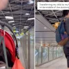 MRT station exit for child transfer?