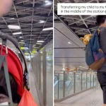 MRT station exit for child transfer?