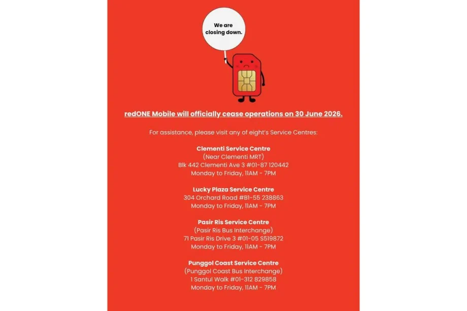 redONE Mobile Singapore to cease operations redONE Mobile Singapore to cease operations