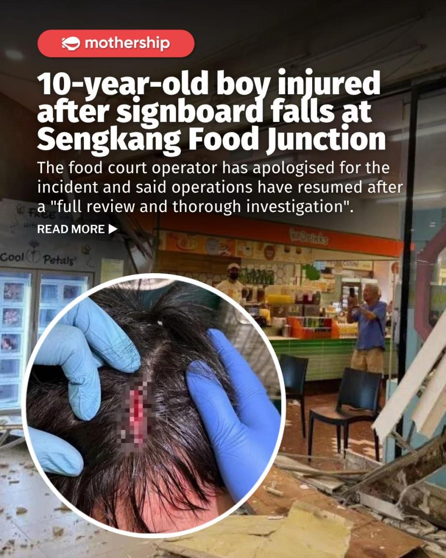@mothershipsg Liu, the boy’s mother was pushing a stroller carrying her 2-year-o…