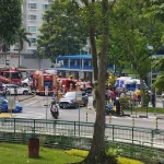 100 people evacuated after fire breaks out at hawker centre in Whampoa; no one hurt