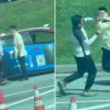 Taxi and lorry drivers fight on road, 1 taken to hospital