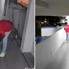 Man caught on camera taking sandals in Woodlands