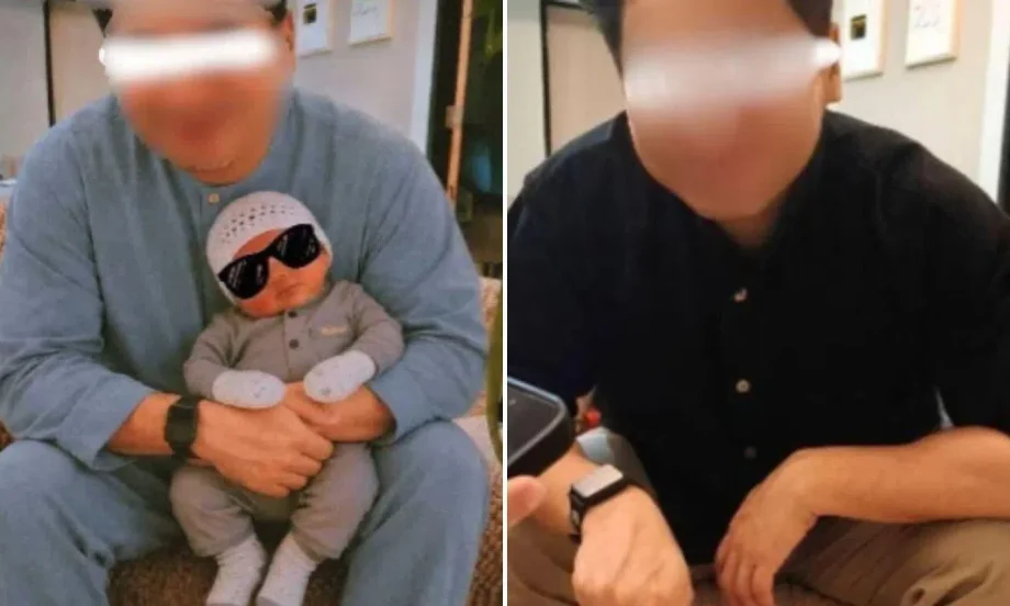 Man’s ex-schoolmate posts AI photos of them with baby