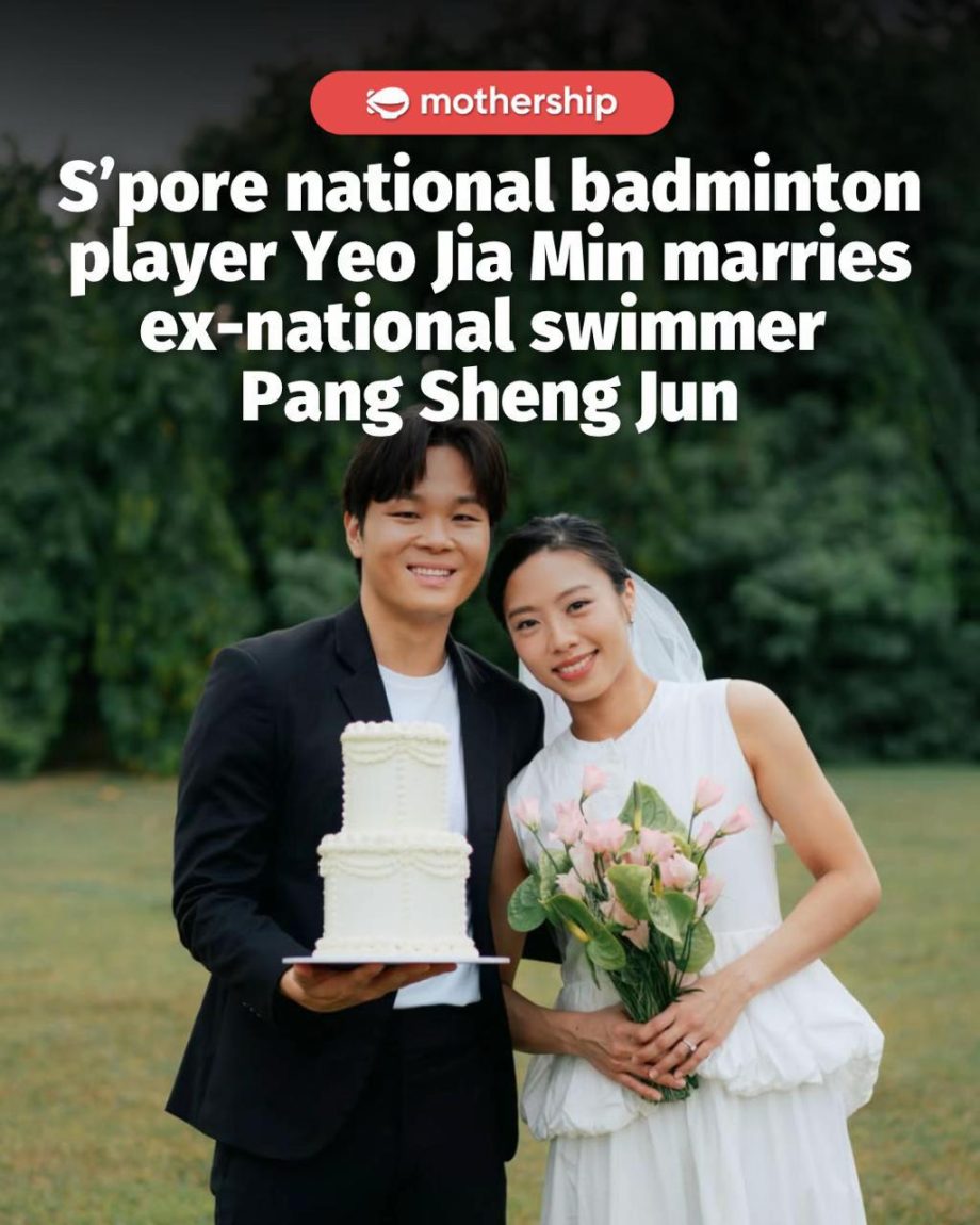 @mothershipsg The couple held a church ceremony at Living Hope Methodist Church …