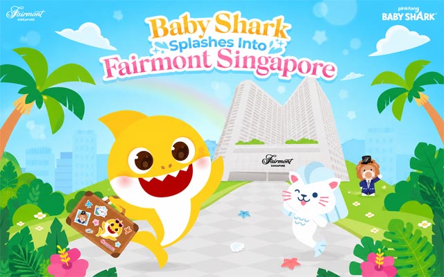 Baby Shark swims into Fairmont Singapore Baby Shark swims into Fairmont Singapore