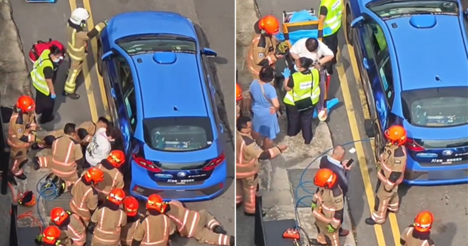 Taxi runs over elderly passenger’s leg in Chinatown, driver assisting with investigations, Singapore News Taxi runs over elderly passenger’s leg in Chinatown, driver assisting with investigations, Singapore News