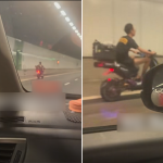 No helmet, riding above speed limit: E-bike user seen in MCE tunnel, Singapore News