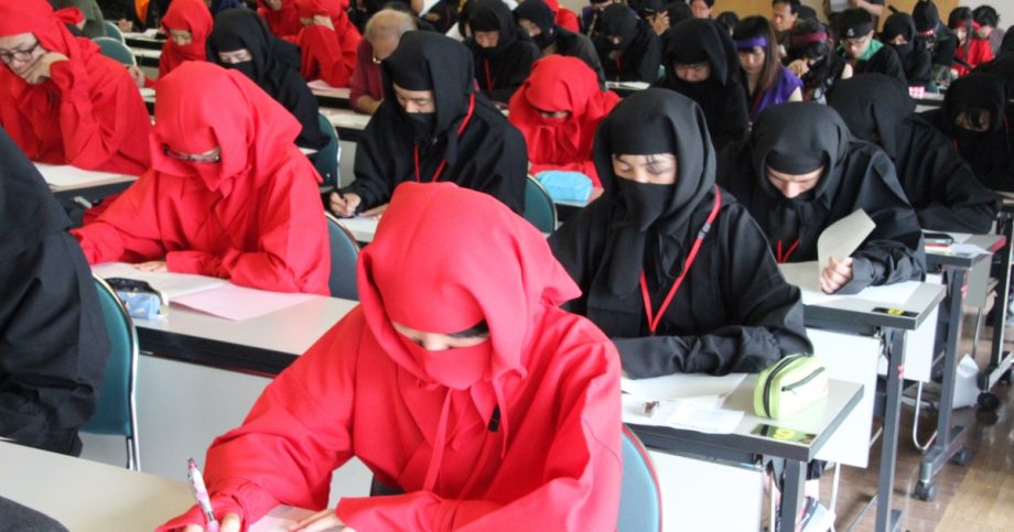 Japanese ninja certification exam attracts 131 candidates from Japan and abroad Japanese ninja certification exam attracts 131 candidates from Japan and abroad