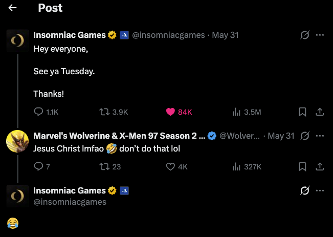 Wolverine Dev Scares Fans With GTA 6-Inspired Delay Fakeout Before State Of Play Wolverine Dev Scares Fans With GTA 6-Inspired Delay Fakeout Before State Of Play