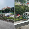 Tipper truck skids and flips on TPE, spilling sand, Singapore News