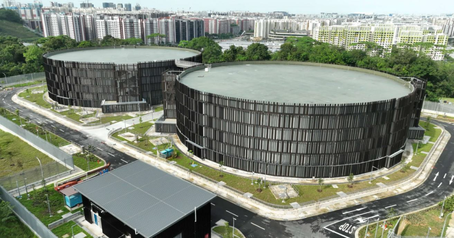 Construction of Tengah Service Reservoir with capacity of 22 Olympic-sized pools completed, Singapore News Construction of Tengah Service Reservoir with capacity of 22 Olympic-sized pools completed, Singapore News