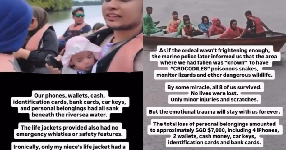 Baby among 8 Singaporeans rescued from overturned boat in Bintan: ‘I just wanted to save my daughter’, Singapore News
