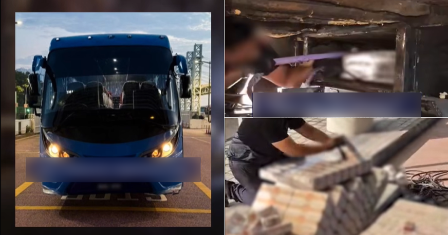 ICA officers pry open undercarriage of Malaysia bus to find duty-unpaid cigarettes, Singapore News