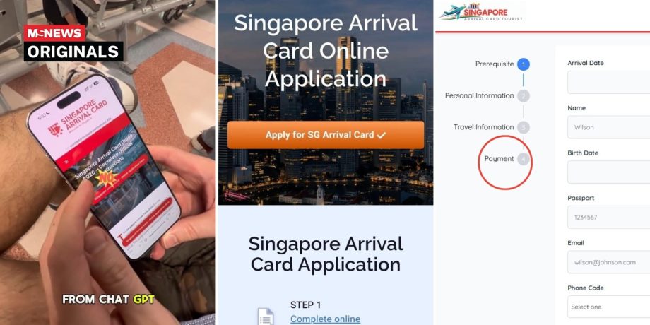 Influencer warns of fake ICA websites for SG Arrival Card, saying there are those that ‘look legit’