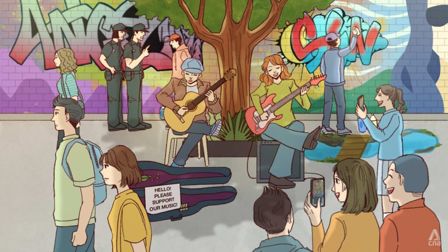 Street art is flourishing in Singapore. So why does it still make some people uneasy? Street art is flourishing in Singapore. So why does it still make some people uneasy?