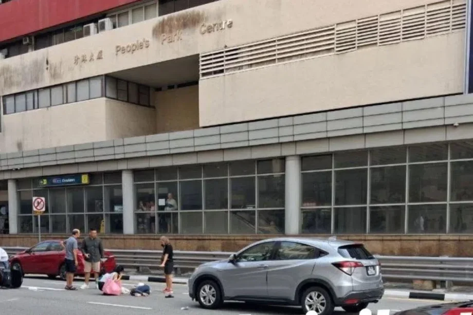 Pedestrian, 86, taken to hospital after accident involving motorcycle in Chinatown Pedestrian, 86, taken to hospital after accident involving motorcycle in Chinatown