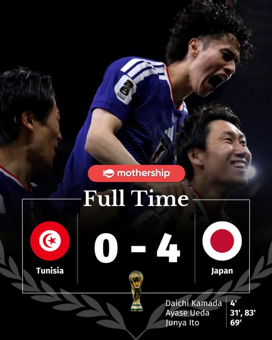 @mothershipsg japan win. tunisia out. nakamura handsome. Japan put in a strong p… @mothershipsg japan win. tunisia out. nakamura handsome. Japan put in a strong p…