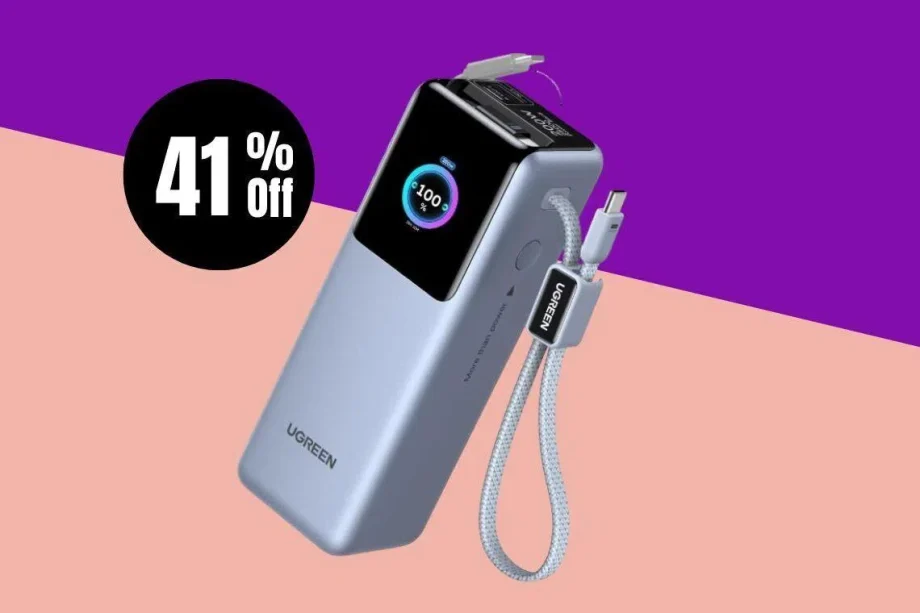Juice up your devices quickly with this power bank from Ugreen that’s going at 41% off!