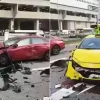 Man arrested after accident between car, taxi near Bendemeer MRT station; drug utensils, weapon found