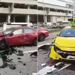 Man arrested after accident between car, taxi near Bendemeer MRT station; drug utensils, weapon found