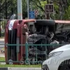 Driver arrested for dangerous driving after accident in Buangkok