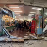 One person taken to hospital after signboard collapses at food court in Rivervale Mall