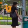 Second-hand smoke near Labrador Park bus stop