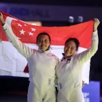 Singapore women’s epee win bronze